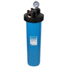 Корпус фильтра Big Blue ВВ для холодной воды 20” (кронштейн, манометр, латунные вставки)